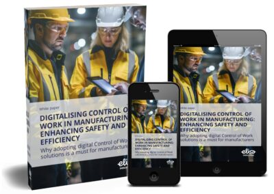 Digitalising Control of Work in Manufacturing: Enhancing Safety and Efficiency